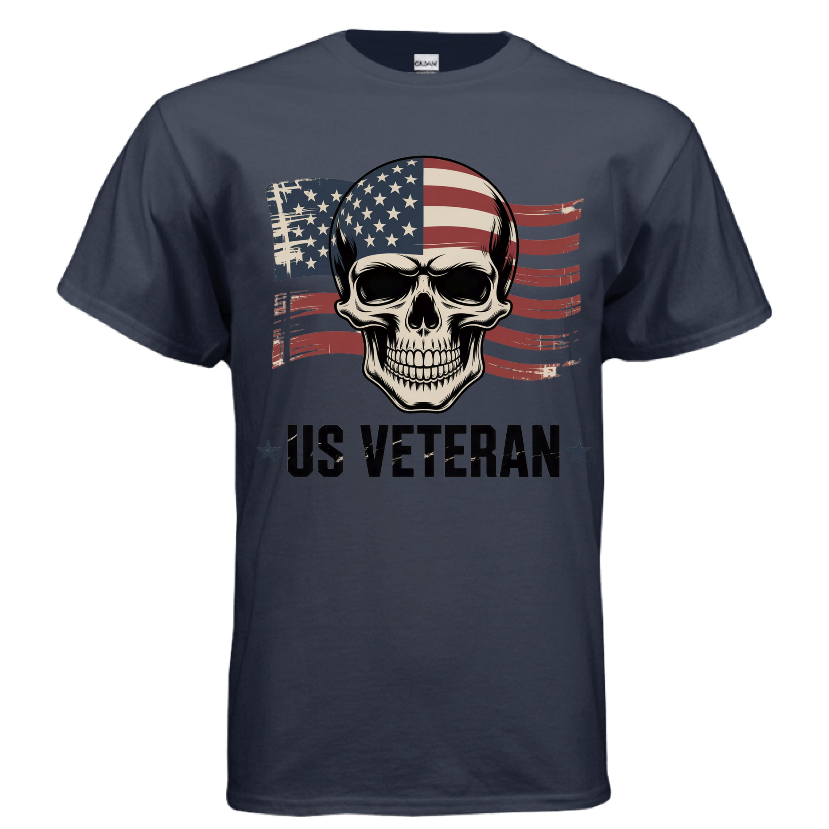 Skull Veteran Stressed Tee